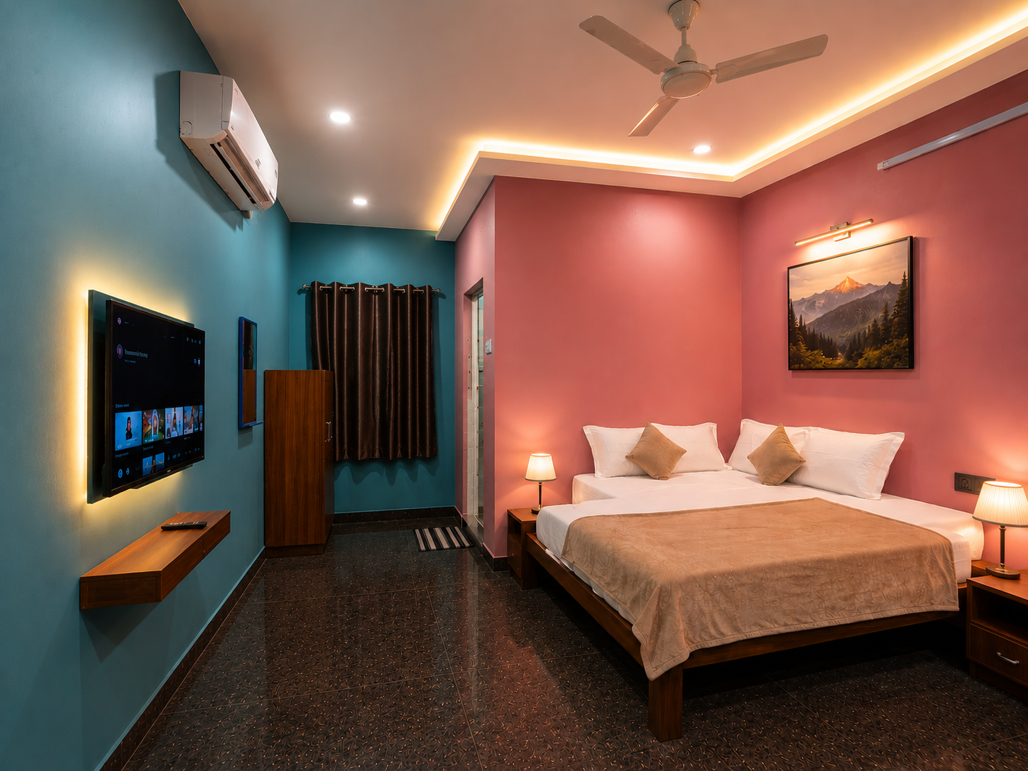 AC room at Balaji Tourist Spot Gandikota